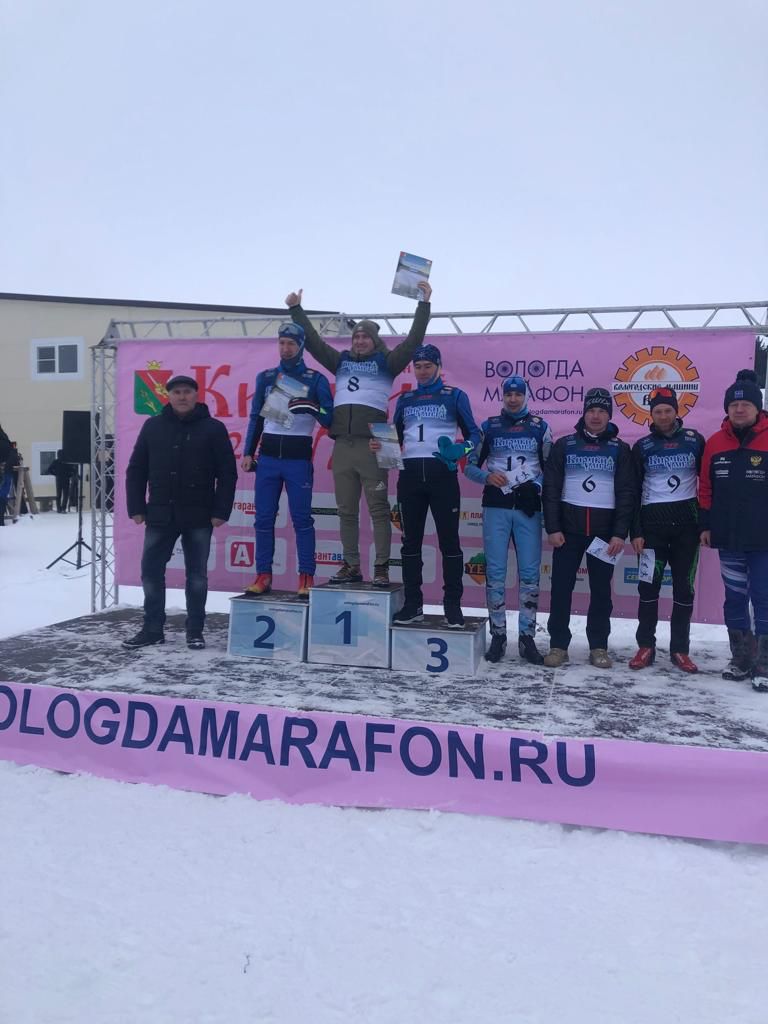 Поздравляем Плосконосова Дмитрия с победой в Вологодском марафоне!!!